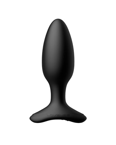 LOVENSE Hush 2 Bluetooth Vibrating Butt Plug with App Controlled, Vibrator Anal Plug Sex Toys for Men Women, Unlimited Custom Vibration Modes (38 mm) - Hush2-38mm