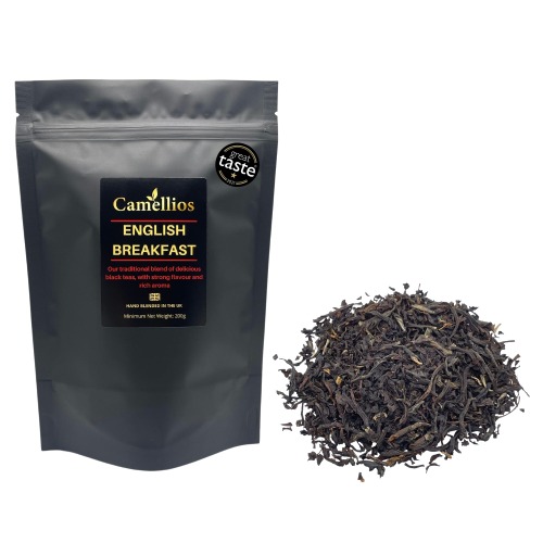 English Breakfast Tea, Black Loose Leaf Tea, Camellios (200g/7oz)