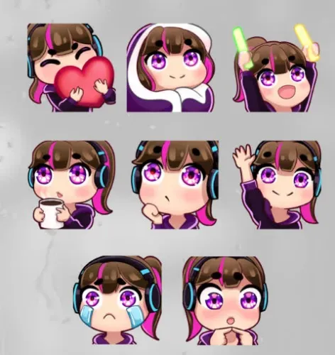 Custom emote pack for twitch
