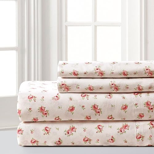 Modern Threads Silky Soft Microfiber and Wrinkle Free Sheets - Luxurious Microfiber Bed Sheets Includes Flat Sheet, Fitted Sheet with Deep Pockets, & Pillowcases Ivory, Twin - Twin - Ivory