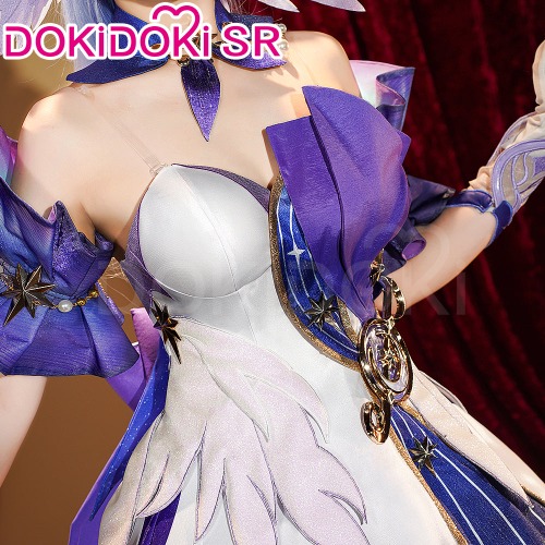 【Ready For Ship】Dokidoki-SR Game Honkai: Star Rail Cosplay Robin Costume | Costume Without Shawl-S-Ready For Ship