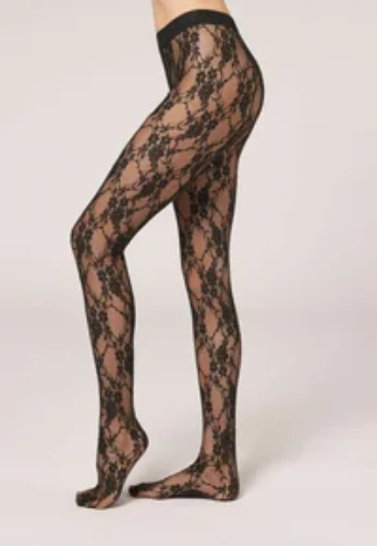 Calzedonia - Tights - c pizzo nero