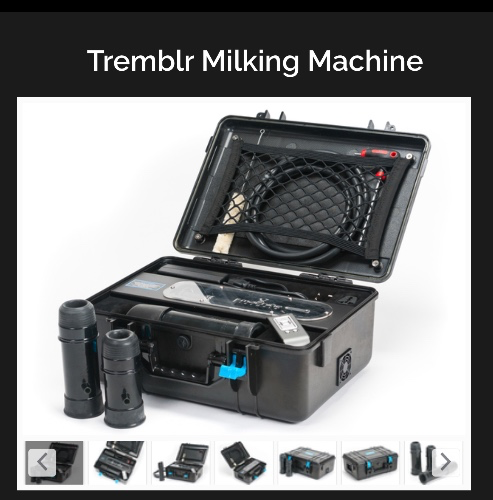 Tremblr male masturbation fucking machine from f-machine sex toys