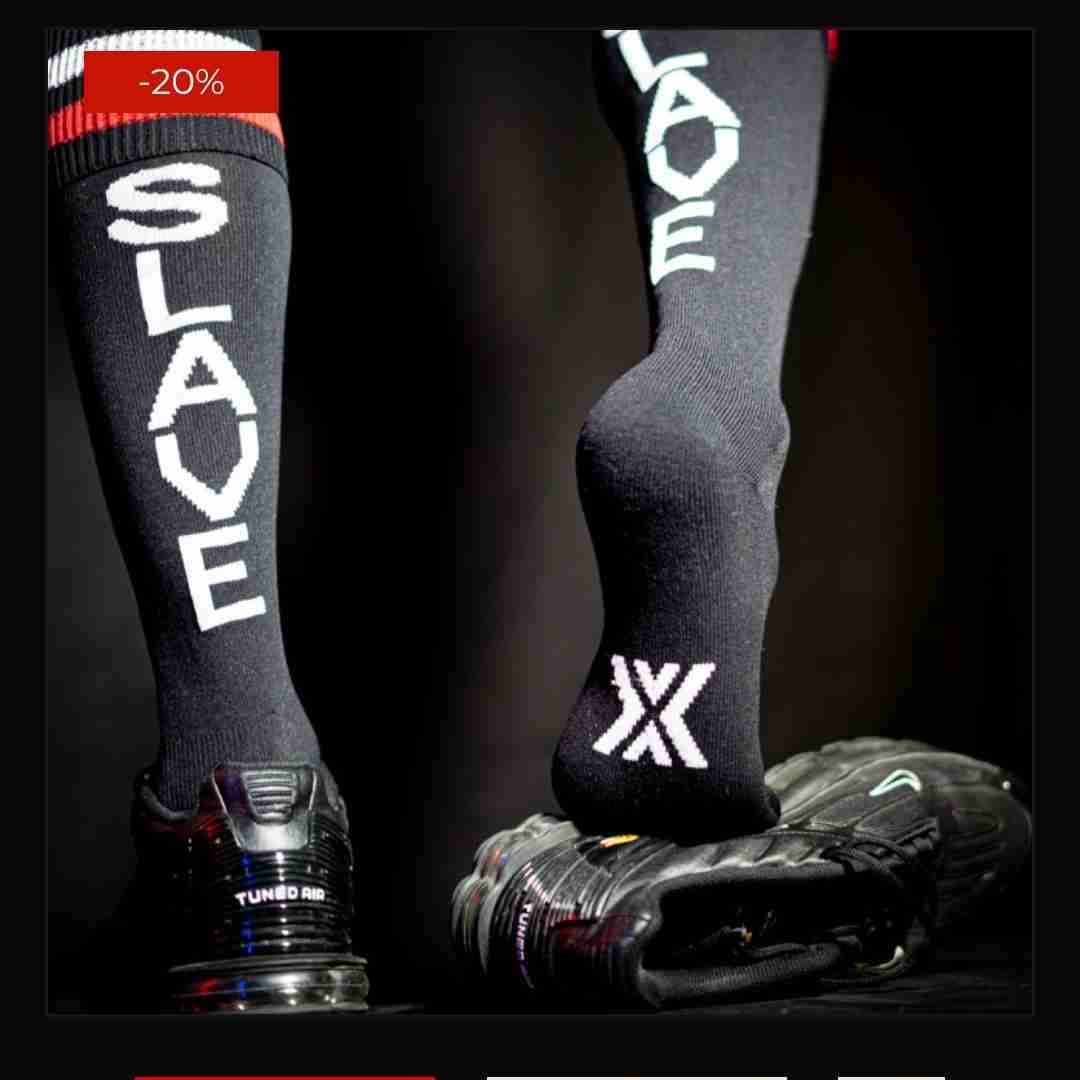 Boxerbarcelona Football Sock - Black/red/white 