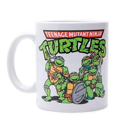 Teenage Mutant Ninja Turtles Mug | Classic Turtles Mug | Classic Cartoon | 312 ml | Dishwasher and Microwave Suitable | Gift Idea