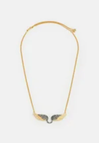 ROCK FEATHER NECKLACE - Collier - old gold-coloured