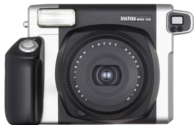 Fujifilm instax 300 WIDE instant Kamera Bundle mit 10 Aufnahmen - Schwarz Kamera mit 10 Aufnahmen