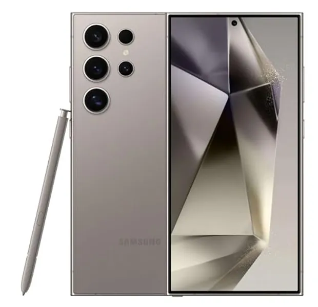 Poco SAMSUNG Galaxy S24 Ultra 5G S9280 Physical Dual SIM 512GB 12GB RAM AI Smartphone, Factory Unlocked, Global Model, Long Battery Life - Titanium Gray