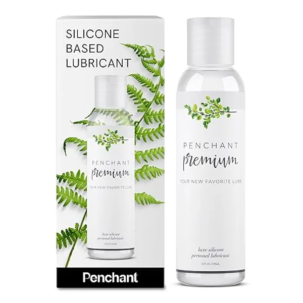 Penchant Premium Silicone Lube - Personal Lubricant for Women & Men - Latex-Safe, Water-Resistant, Hypoallergenic, Paraben-Free - 4oz - Premium Silicone - 4 Ounce (Pack of 1)