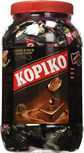 Kopiko Coffee Candy In Jar 800g/28.2oz (Original Version)