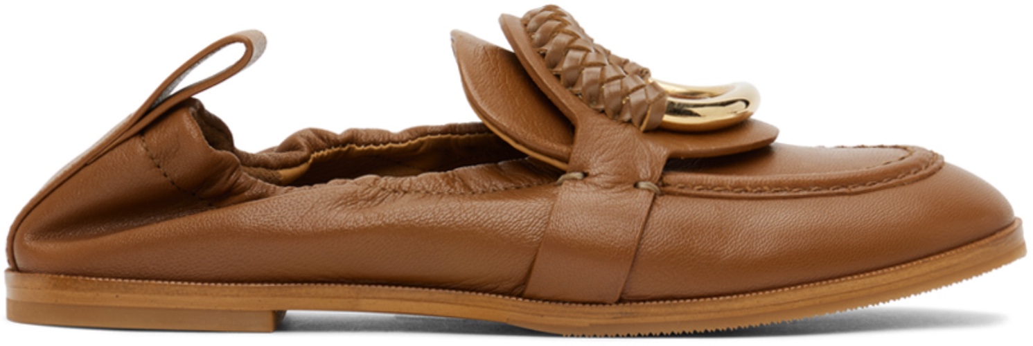 Tan Hana Loafers