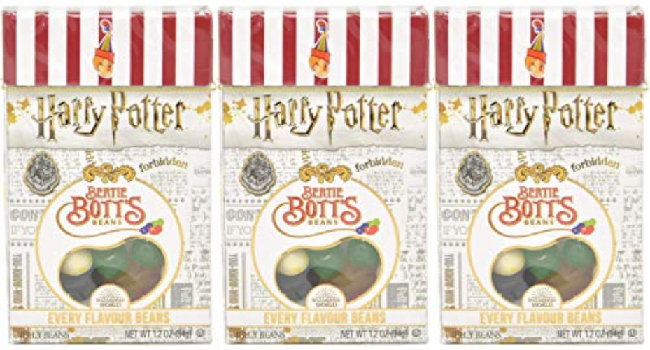 Harry Potter Bertie Bott's Every Flavour Jelly Belly Beans 1.2 OZ (34g) x3 