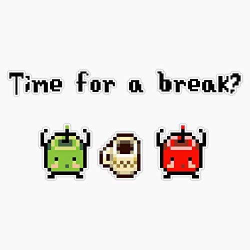 Junimo Tea Break Stardew Valley Sticker Vinyl Decal Wall Laptop Window Car Bumper Sticker 5"