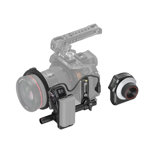 SMALLRIG MagicFIZ Wireless Follow Focus Basic Kit with Handwheel Controller and Receiver Motor, 100m / 328ft Remote Focus Control for DSLR and Cine Lenses - 3781
