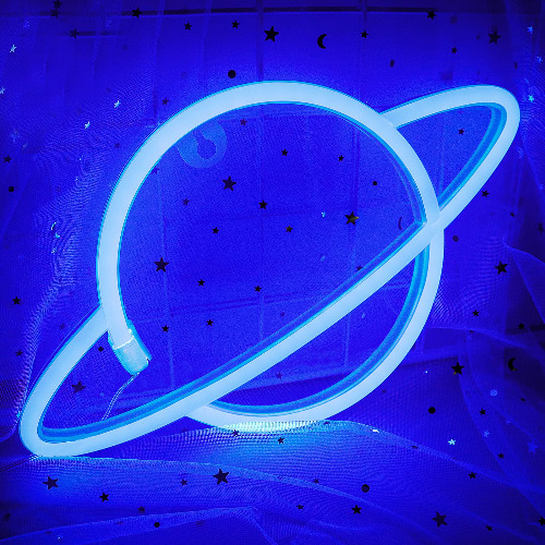 Planet Neon Sign