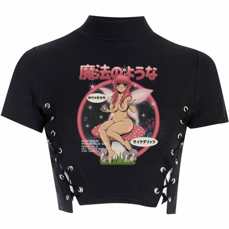 Manga Succubus Crop Top - Fairy Girl / S