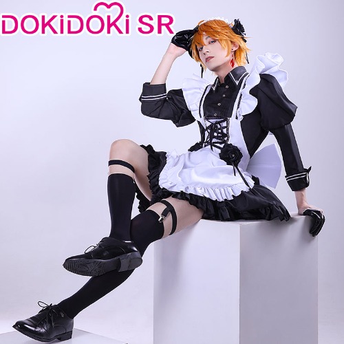 【S Ready For Ship】DokiDoki-SR Game Genshin Impact Cosplay Tartaglia / Childe Maid Costume | S-Ready For Ship
