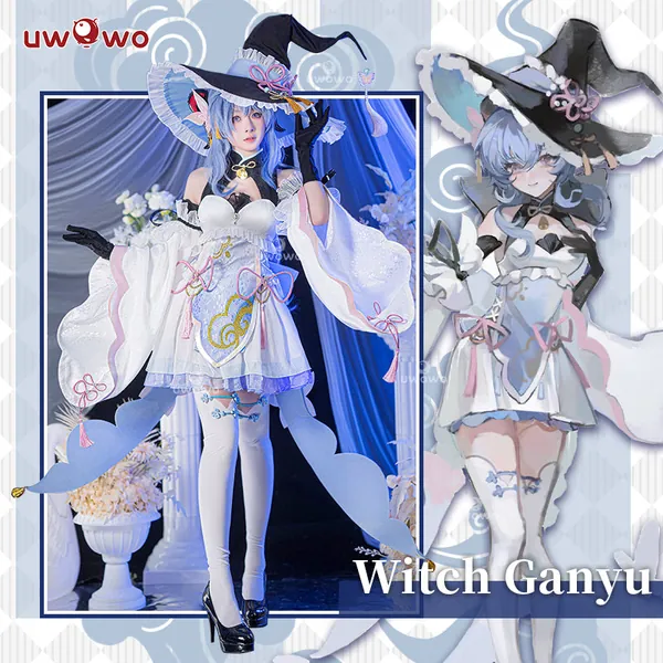 【Pre-sale】 Uwowo Genshin Impact Fanart Ganyu Little Witch Cosplay Costume