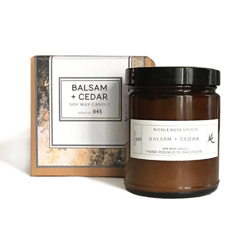 Balsam + Cedar Soy Wax Candle - 8oz