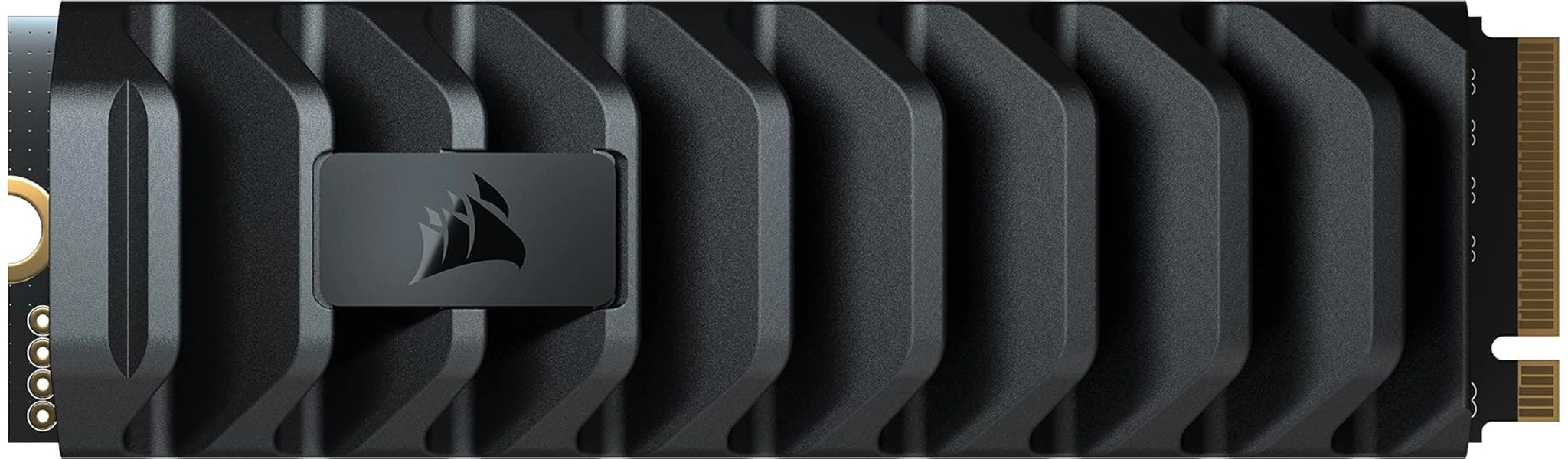 Corsair MP600 PRO XT 8TB Gen4 PCIe x4 NVMe M.2 SSD - Up to 7,000 MB/s Sequential Read and 6,100 MB/s Write Speeds, High-Density TLC NAND, Aluminum Heatspreader, M.2 2280 Form-Factor - Black