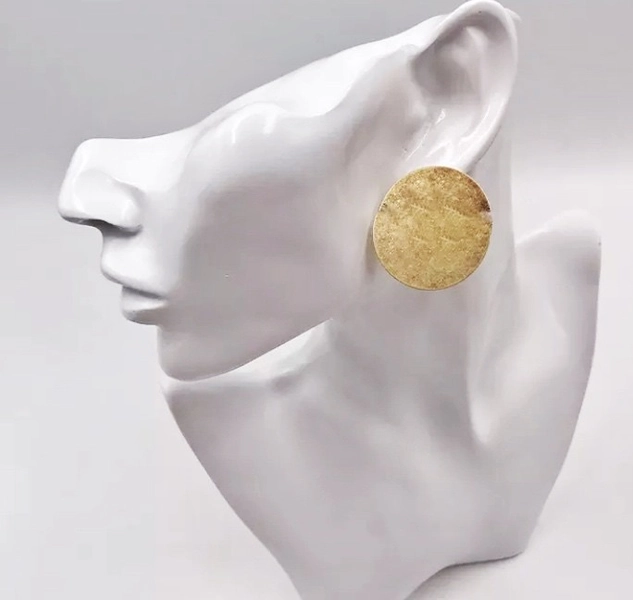 Magnifique paires de boucles d’oreilles rondes