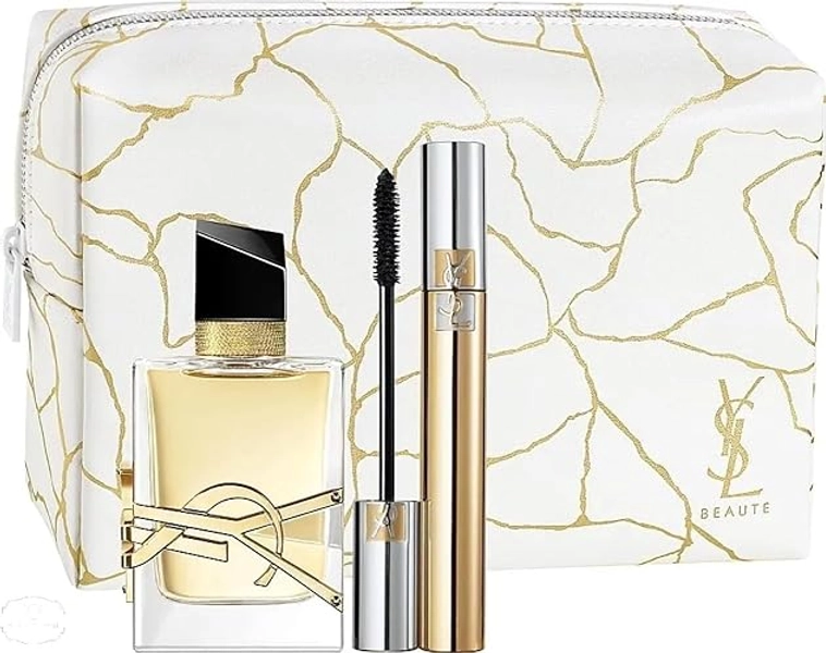 YSL LIBRE SET: EDP SPRAY 50ML + 7.5ML + POUCH