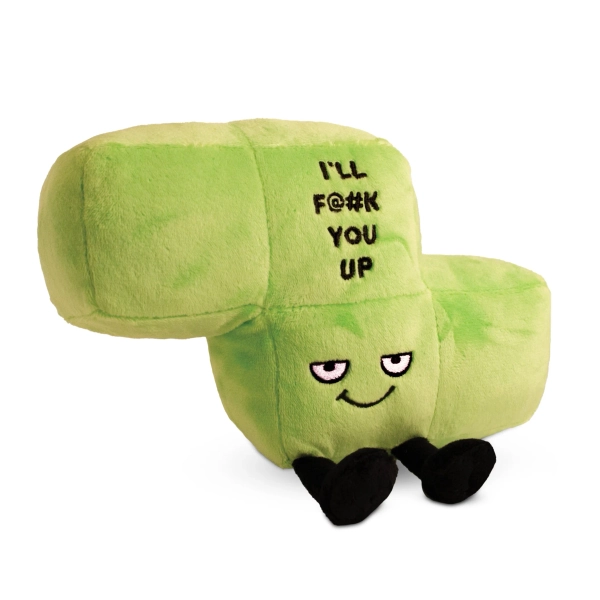 I'll F@#k You Up Block Plush