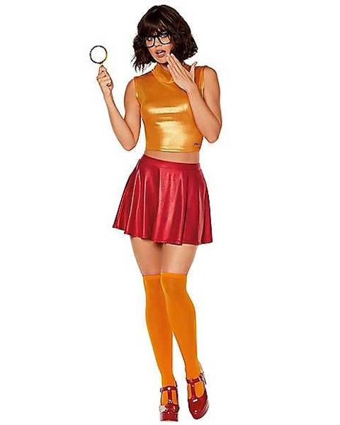 Adult Sassy Velma Costume - Scooby-Doo