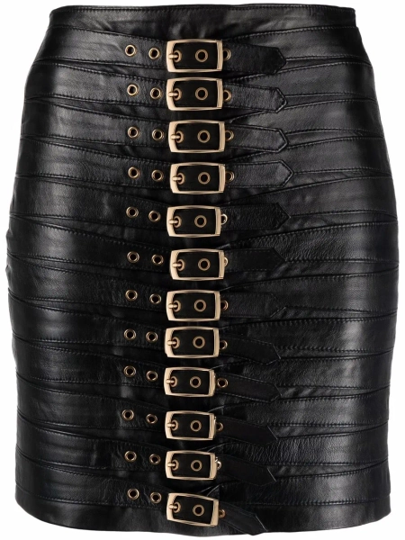 Manokhi buckle-detail mini skirt | 36