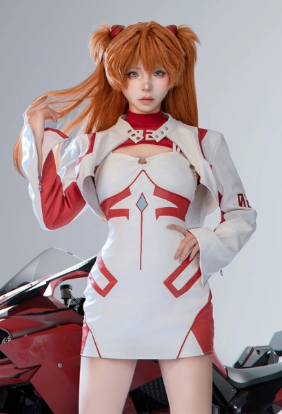 Dérivé Ensemble de Robe Courte et Veste Assorti avec Top en Maille Cosplay Costume