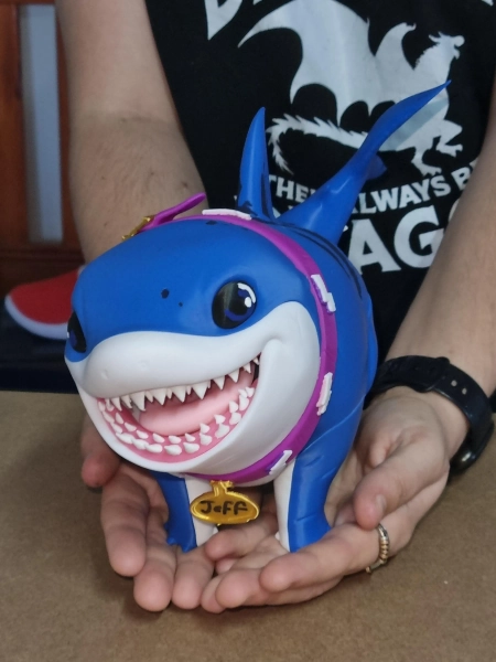 Jeff the Land Shark - 3D printed Figurine inspired from the Marvel Rivals Game :Version 2