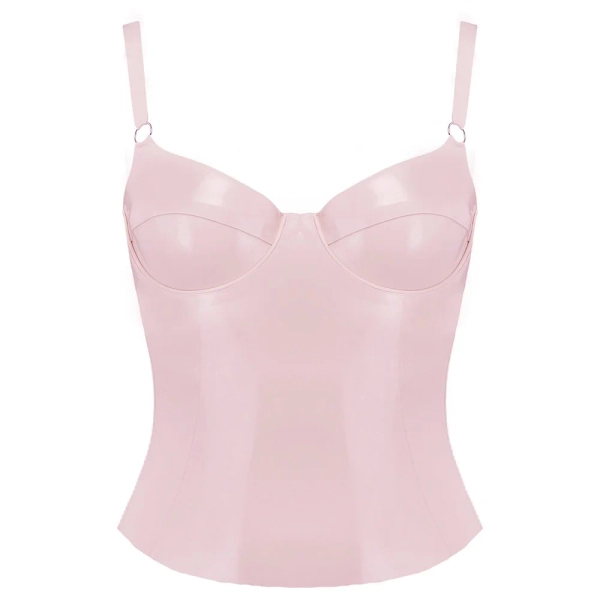 Elissa Poppy Latex Basque