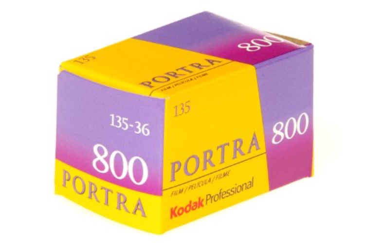 Kodak 145 1855 Professional Portra 800 Color Negative Film, ISO 800, 35mm 36 Exposures