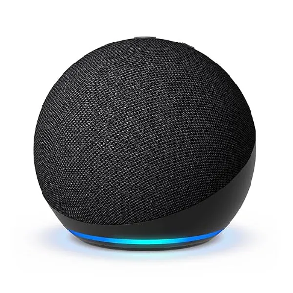 Amazon Echo Dot (newest model), With bigger vibrant sound, helpful routines and Alexa, Charcoal - Charcoal - Device only