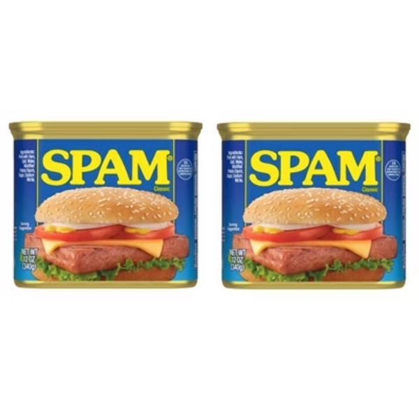 SPAM 2 Pack/12oz Each Classic Lunch Meat