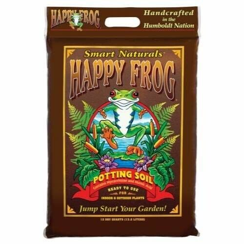 Fox Farm FX14054 Happy Frog Potting Soil, 12 Quart - Pack of 3 Bags