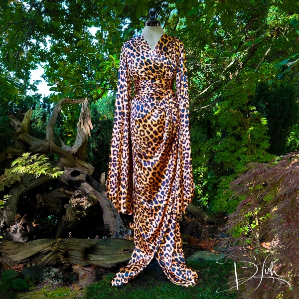 Leopard "Super Selene" Dressing Gown 