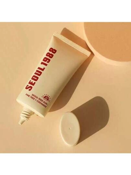 SPF50+ Korean SEOUL 1988 Sun Face Sunscreen Pine Tree + Ceramide Watery Texture UV Protection New Multi-Effect Protect Sunscreen