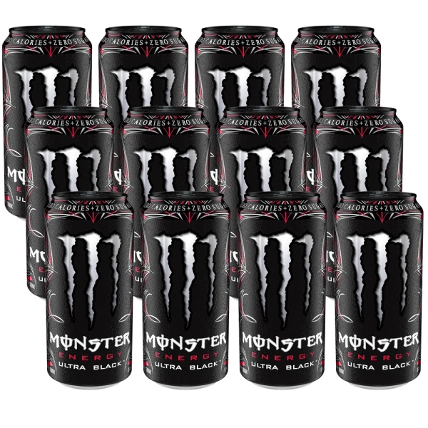 Monster Ultra Black 12x500ml