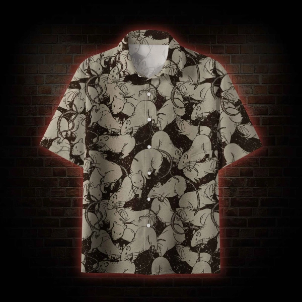 Black Death Button-up Shirt