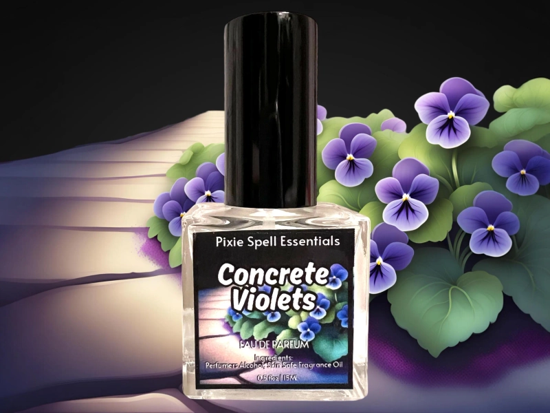 Concrete Violets Fragrance | Green, Grassy Florals, Tart Sweet Violet, Musk, Woody Notes