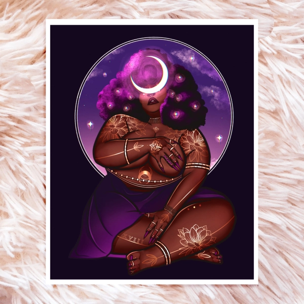 Vylirium: Moon Goddess III Print