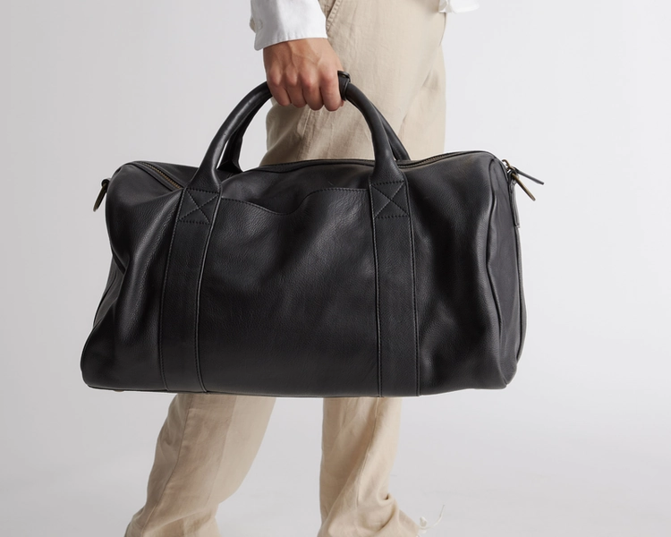 Nappa Leather Duffle Bag