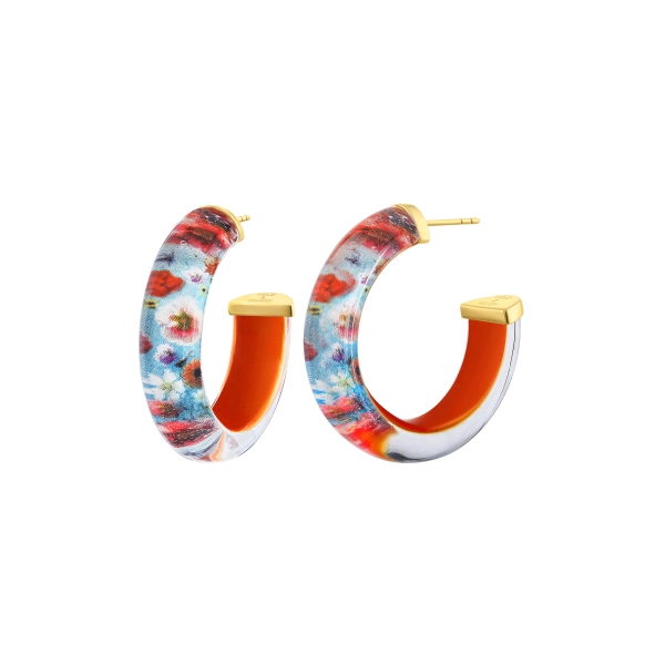 Wild Thang Illusion Hoop Earrings