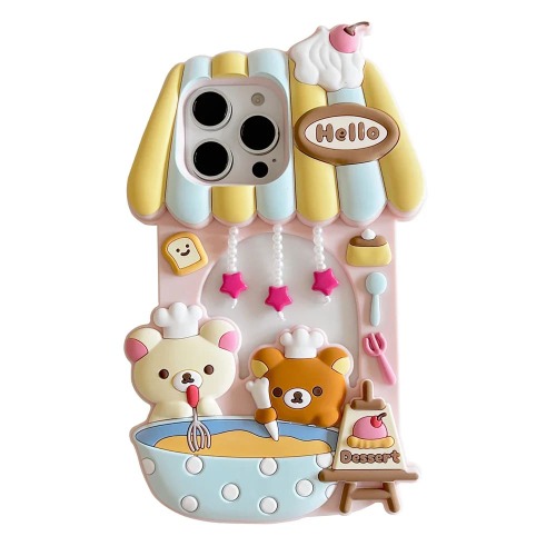 Kuma Cafe iPhone Case - For iPhone 13