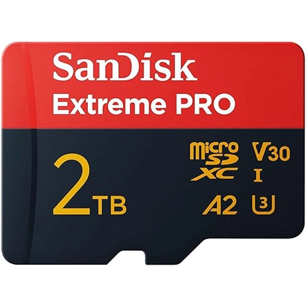 SanDisk 2 to Extreme Pro microSDXC, Carte Micro SD + Adaptateur SD, (pour Smartphones, Action Cams et Drones, Vitesse jusqu'à 250 Mo/s, 5K, 4K UHD) La Performance A2, RescuePRO Deluxe, UHS-I, U3, V30