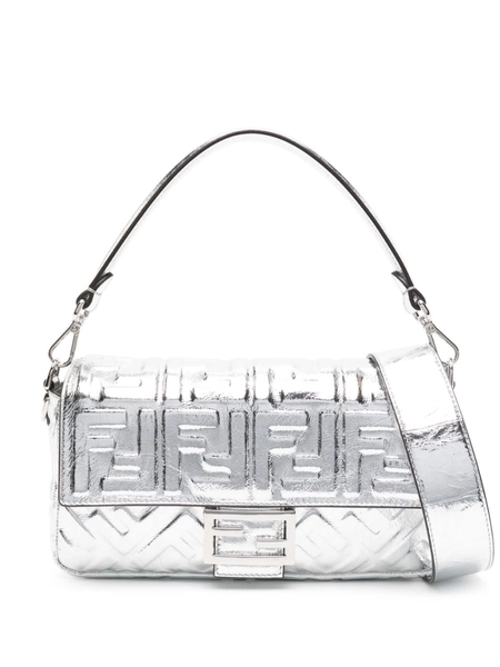 Fendi Baguette metallic shoulder bag