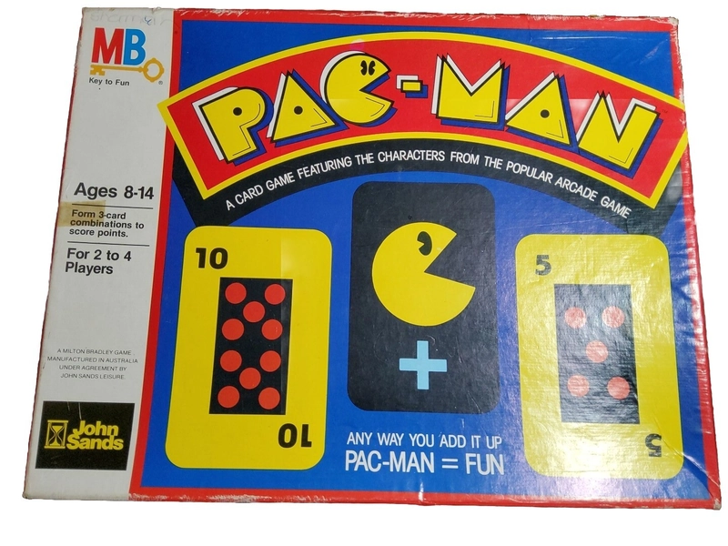 Pac-Man Card Game John Sands Vintage 1980