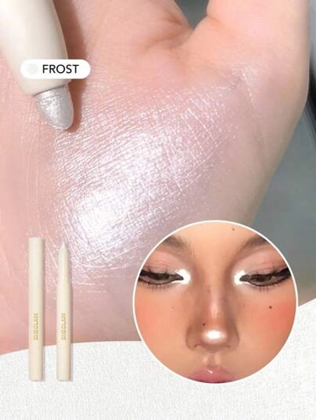 SHEGLAM Big N' Bright Eye Pencil-Frost Highlighter Pen Shimmer Multi-Use Pigment Glow Face Makeup Graduation Birthday Holiday Summer Fall Autumn Y2K Fancy Fashion Women Brand Makeup Cosmetic Beauty Party Beach Travel Camping Outdoors School Campus Trip Festivals Decor Gift Present Rose Girl Cosplay Best Color Charm Vibe