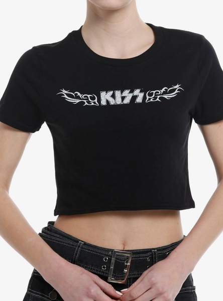KISS Logo Girls Baby Tee - M